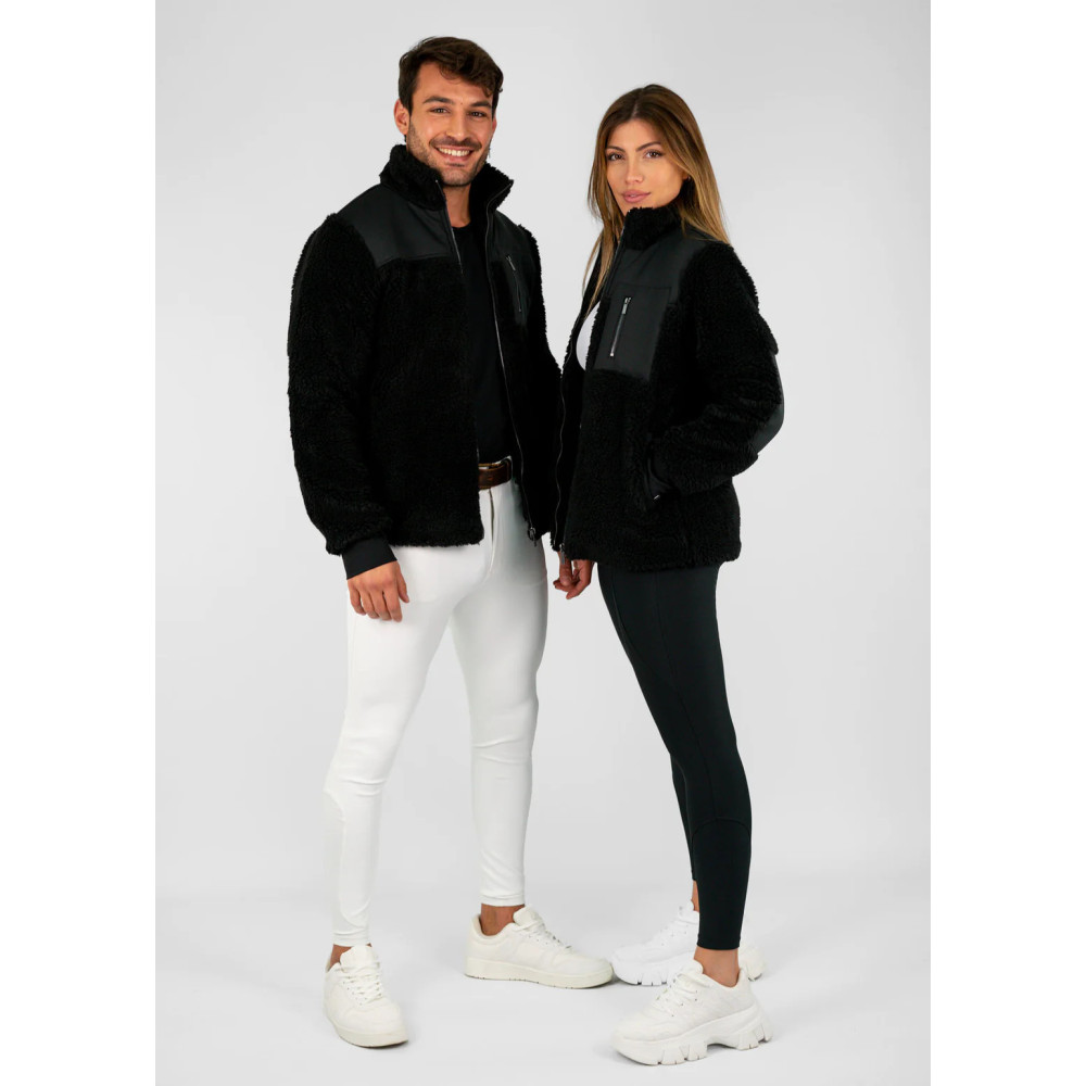 Kurtka Sherpa Teddy (Black) Maximilian Equestrian