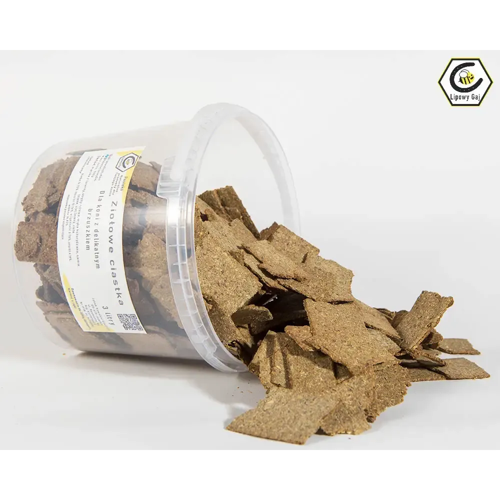 Ciastka Miodowo Ziołowe z Jabłkiem i Miętą Lipowy Gaj