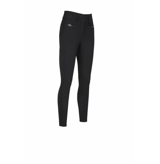 Bryczesy Full Mc Selection Hightwaist Black Pikeur