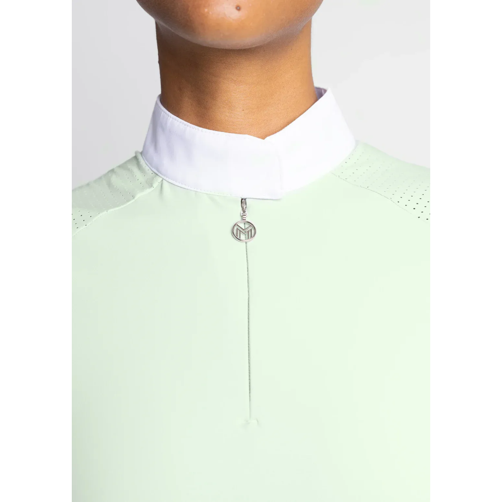 Koszulka Konkursowa z Krótki Rękawem Air (Sage Green) Maximilian Equestrian