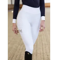 Legginsy Jeździeckie Outline (White) Maximilian Equestrian