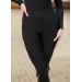 Legginsy Jeździeckie Outline (Black) Maximilian Equestrian