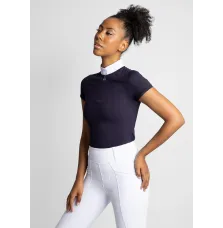 Koszula Konkursowa z Krótkim Rękawem Air (Navy) Maximilian Equestrian