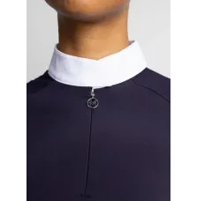 Koszula Konkursowa z Krótkim Rękawem Air (Navy) Maximilian Equestrian