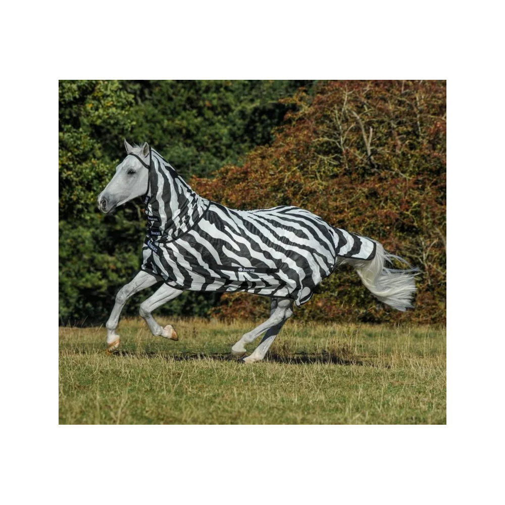 Derka Przeciwowadowa z Ochroną na Szyję Buzz-Off Zebra Bucas