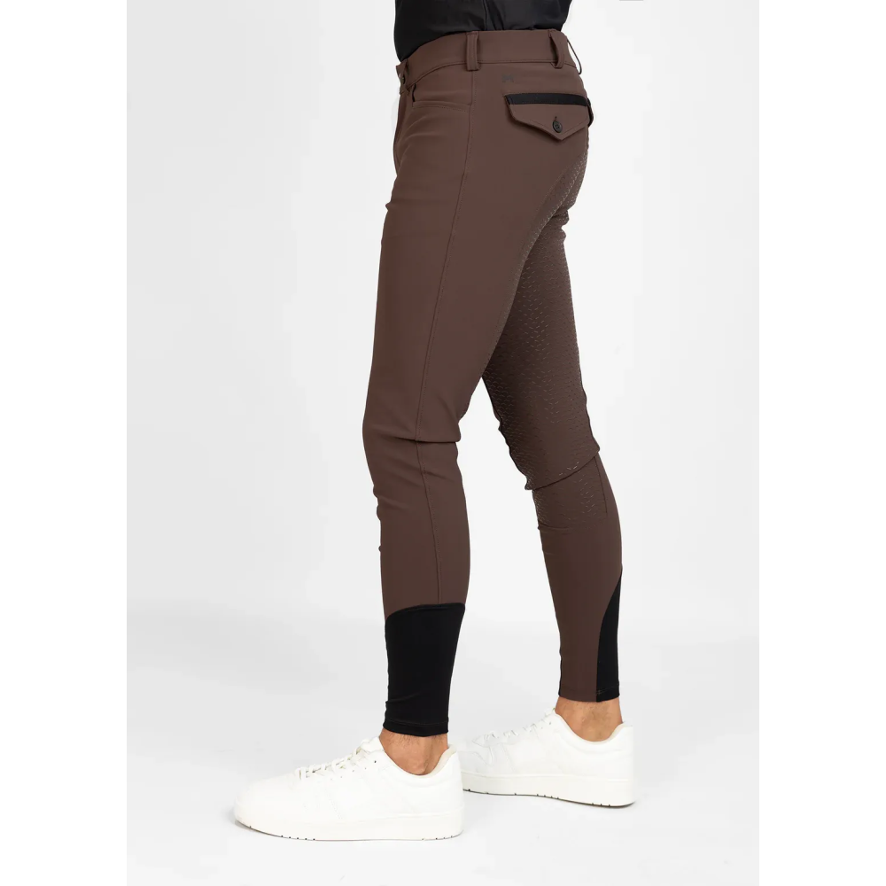 Bryczesy Męskie Performance (Chocolate) Maximilian Equestrian