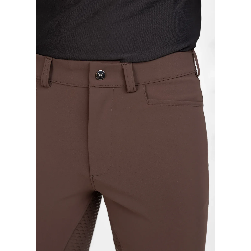 Bryczesy Męskie Performance (Chocolate) Maximilian Equestrian