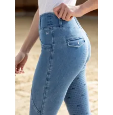 Legginsy Jeździeckie Pro Riding (Denim) Maximilian Equestrian