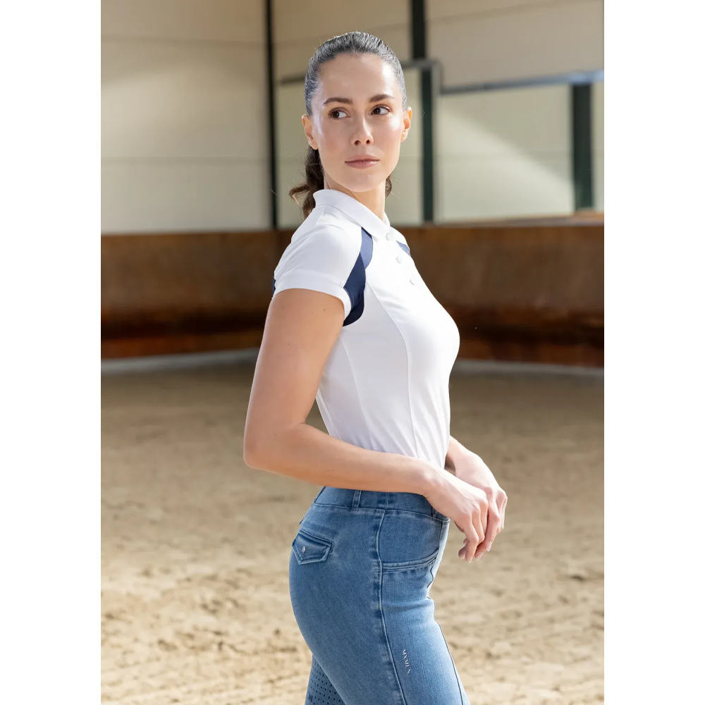 Koszulka Polo Aveen (White) Maximilian Equestrian