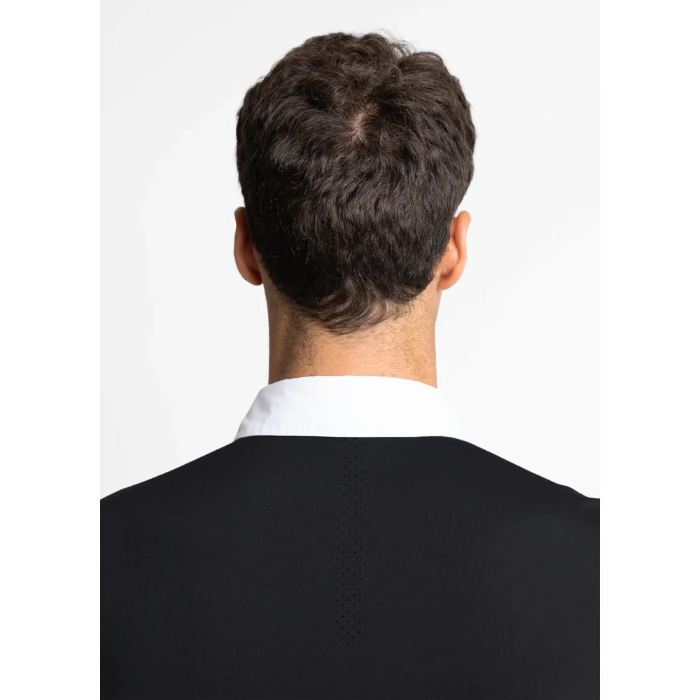 Koszula Konkursowa Męska z Długim Rękawem Active Competition (Black) Maximilian Equestrian