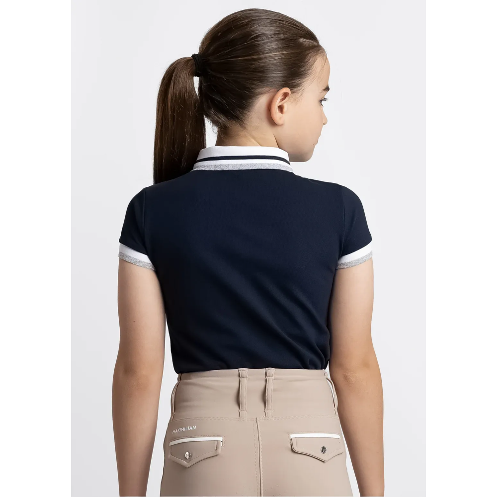 Młodzieżowa Koszulka Glint Polo (Navy) Maximilian Equestrian