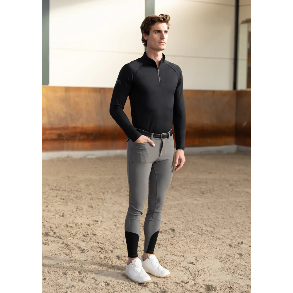 Bryczesy Męskie Performance (Grey) Maximilian Equestrian