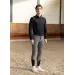 Bryczesy Męskie Performance (Grey) Maximilian Equestrian