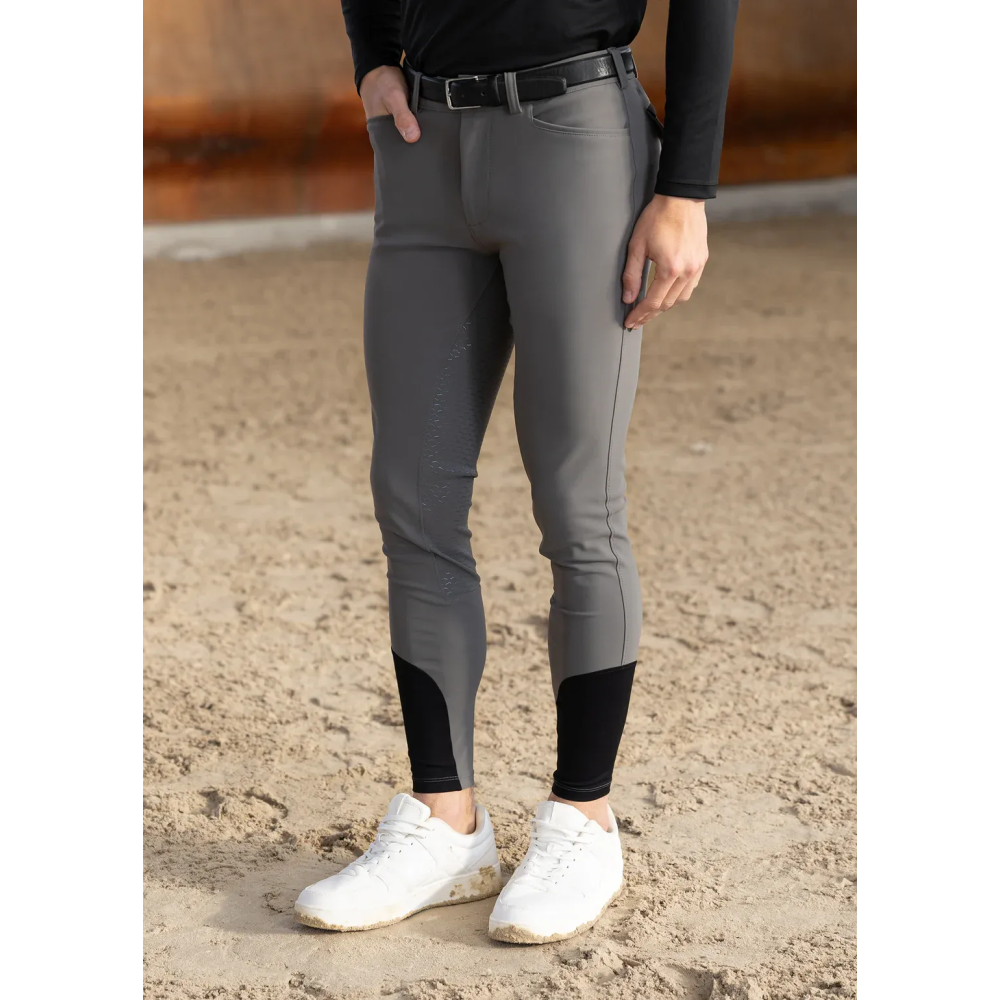 Bryczesy Męskie Performance (Grey) Maximilian Equestrian