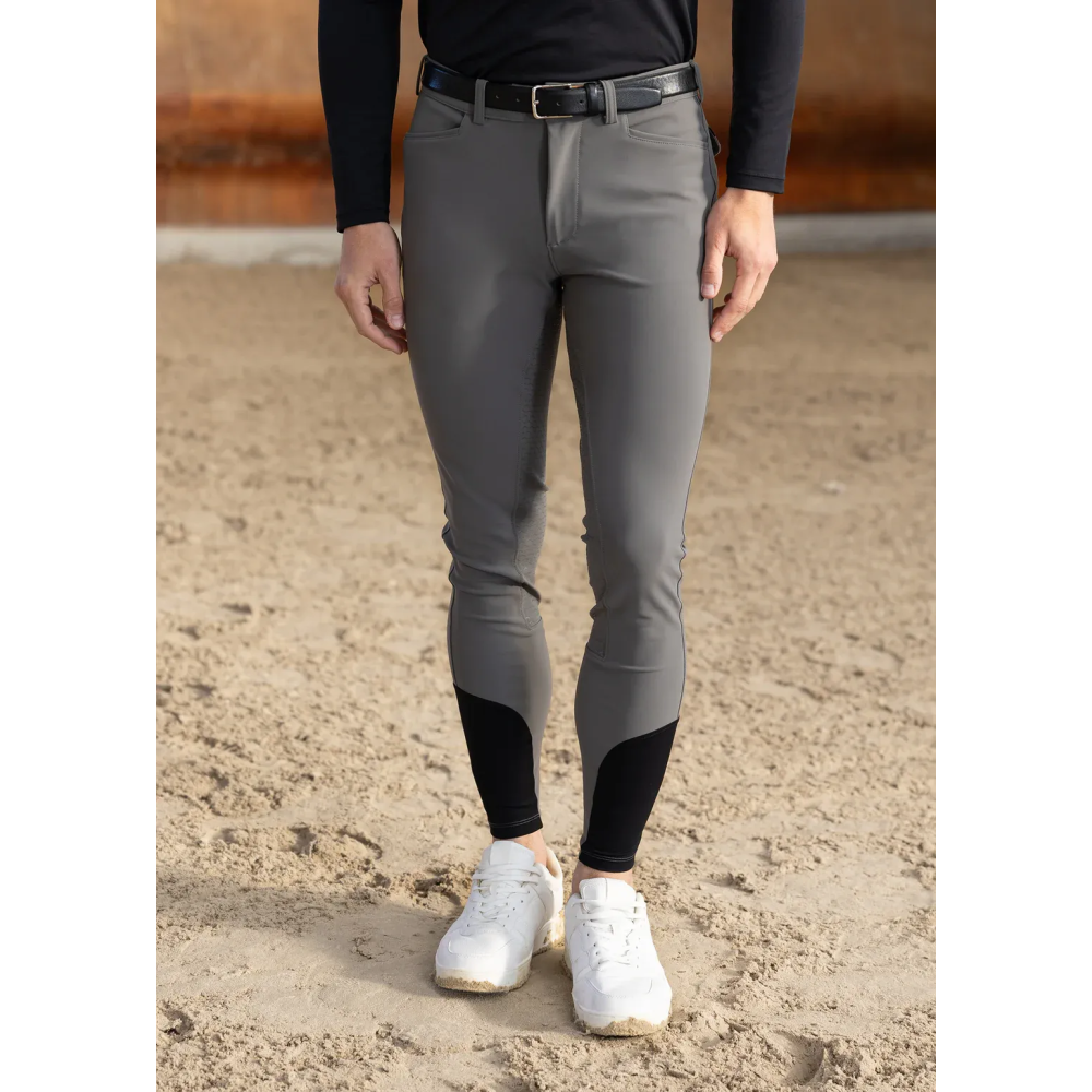 Bryczesy Męskie Performance (Grey) Maximilian Equestrian
