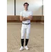 Koszula Konkursowa Męska z Krótkim Rękawem Active (White) Maximilian Equestrian
