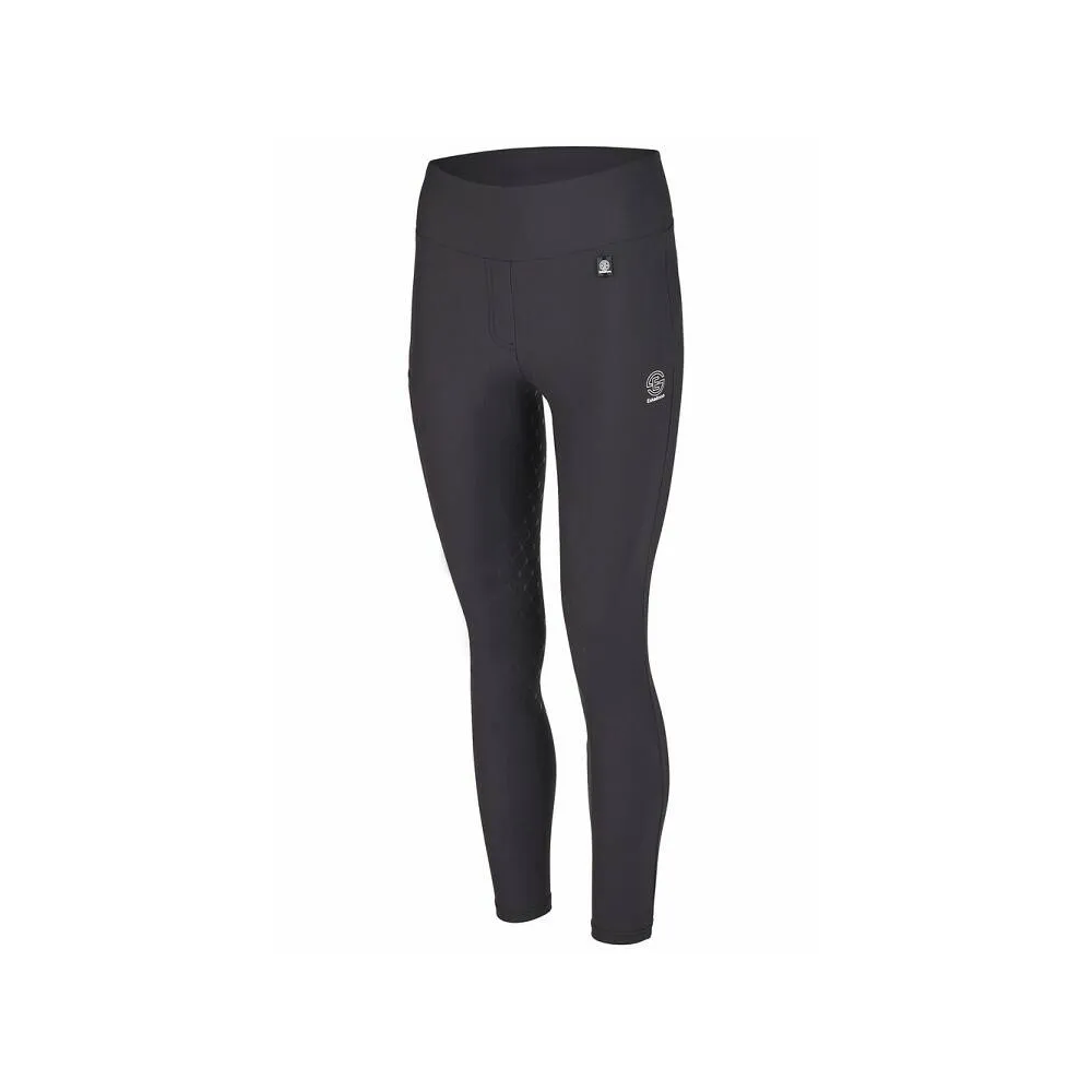 Legginsy Jeździeckie Pro Dynamic Black Eskadron