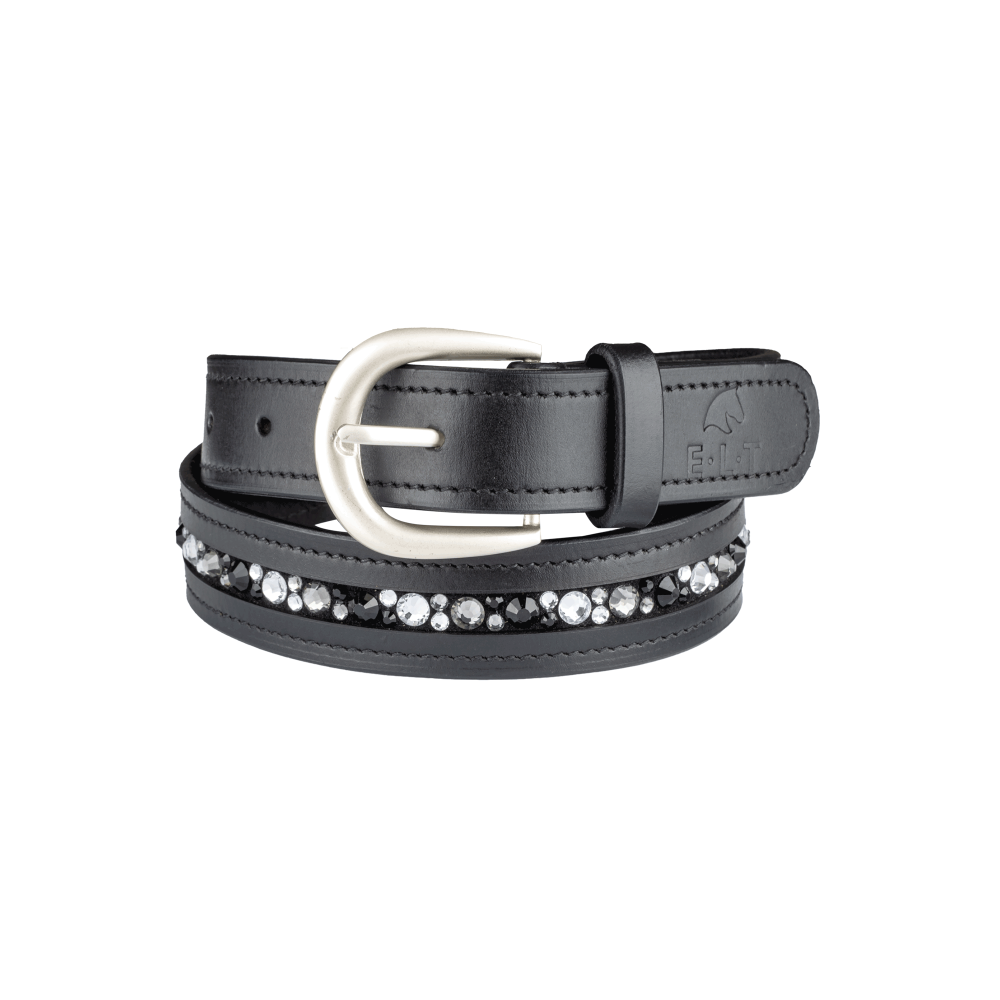 Skórzany Pasek Do Spodni Z Kryształkami Jewel Elt