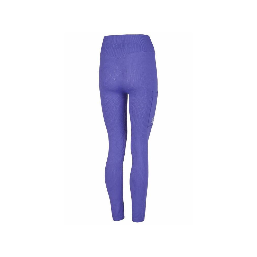 Legginsy Jeździeckie Seamless Dynamic Purple Eskadron