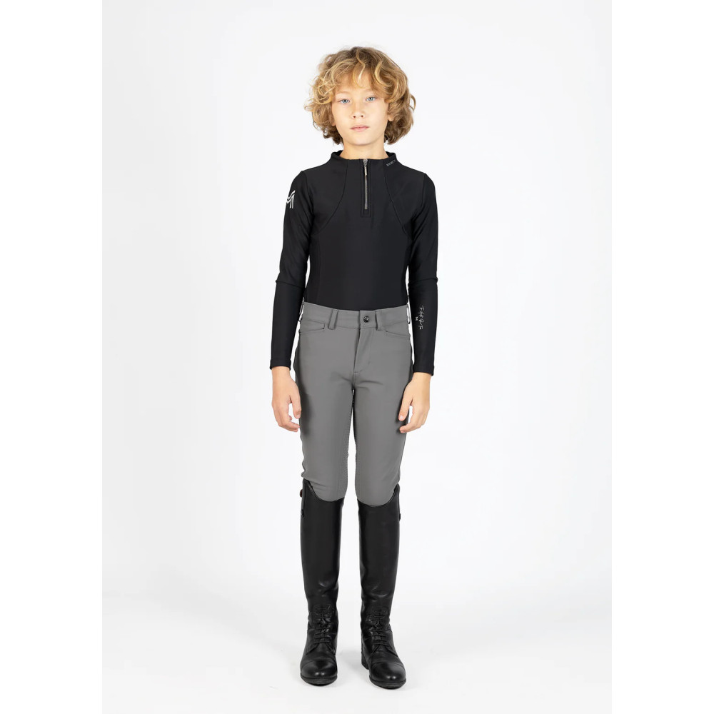 Młodzieżowe Bryczesy Performance (Grey) Maximilian Equestrian