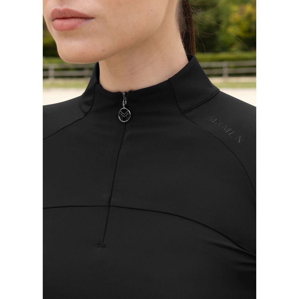 Bluzka z Długim Rękawem Sunblocker (Black) Maximilian Equestrian