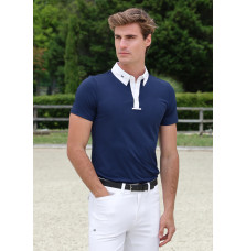 Koszula Konkursowa Męska z Krótkim Rękawem Arctive Competition (Navy) Maximilian Equestrian