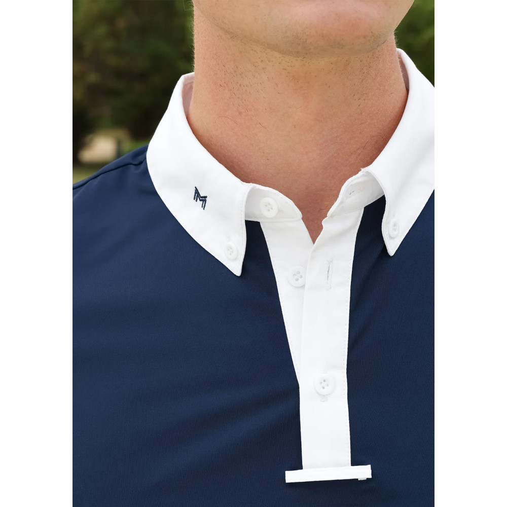 Koszula Konkursowa Męska z Krótkim Rękawem Arctive Competition (Navy) Maximilian Equestrian