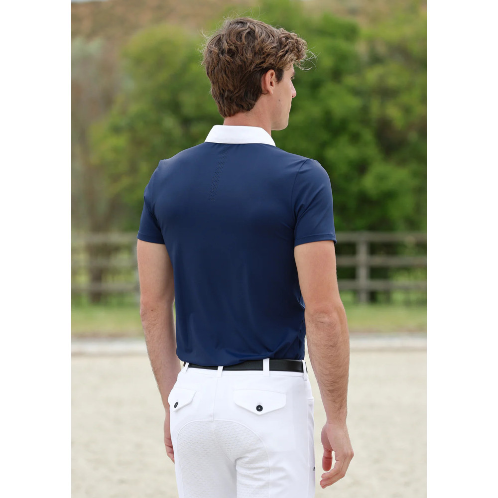 Koszula Konkursowa Męska z Krótkim Rękawem Arctive Competition (Navy) Maximilian Equestrian