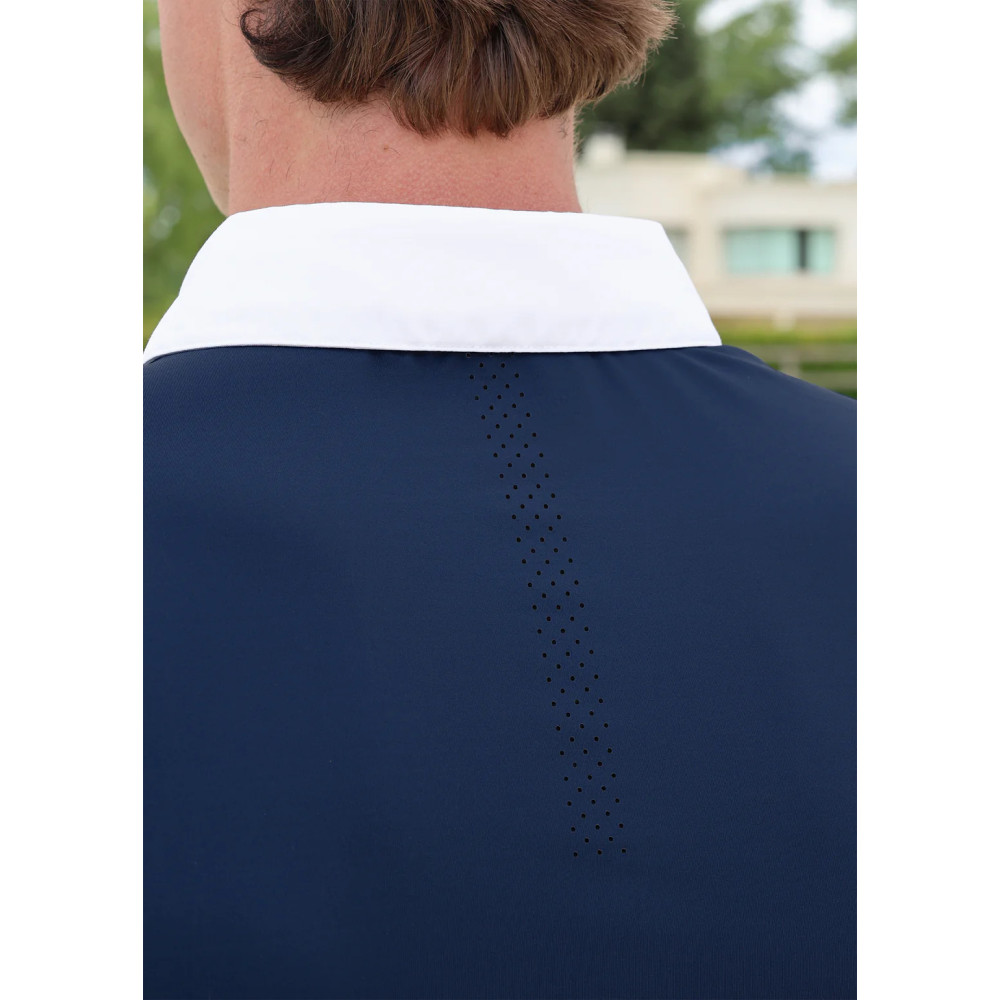 Koszula Konkursowa Męska z Krótkim Rękawem Arctive Competition (Navy) Maximilian Equestrian