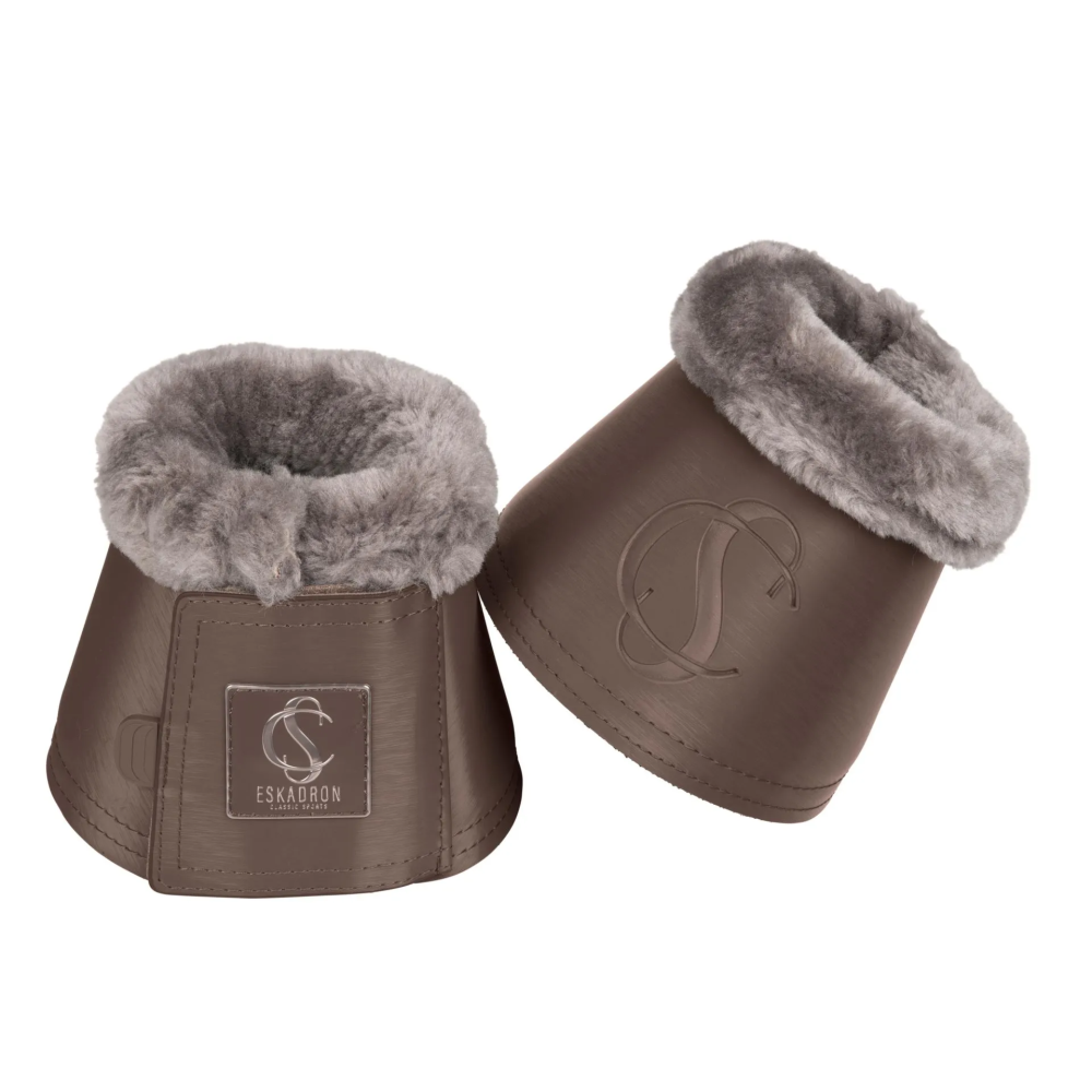Kaloszki z Futerkiem Softslate Fauxfur Classic Sports Smoke Taupe 2024 Eskadron