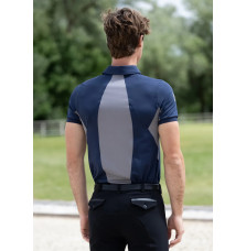 Koszulka Męska Polo Cross (Navy) Maximilian Equestrian