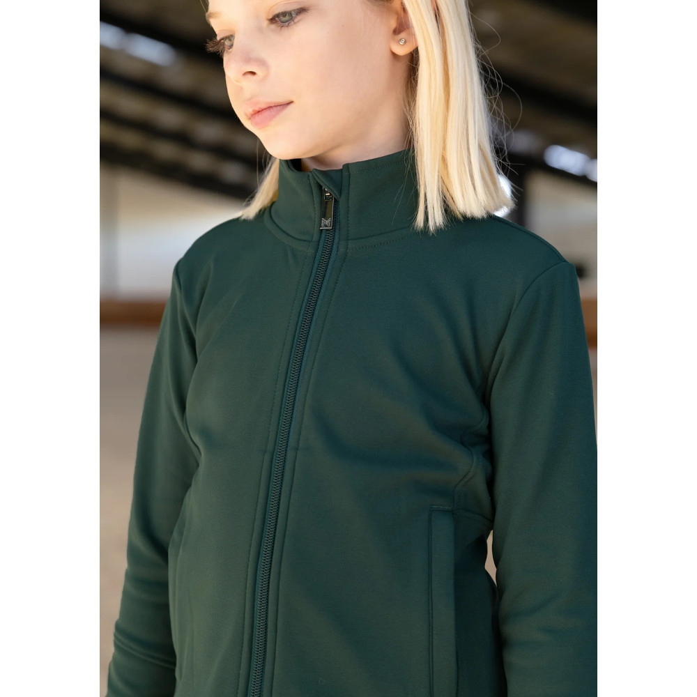 Młodzieżowa Kurtka Polarowa Vera (Emerald) Maximilian Equestrian