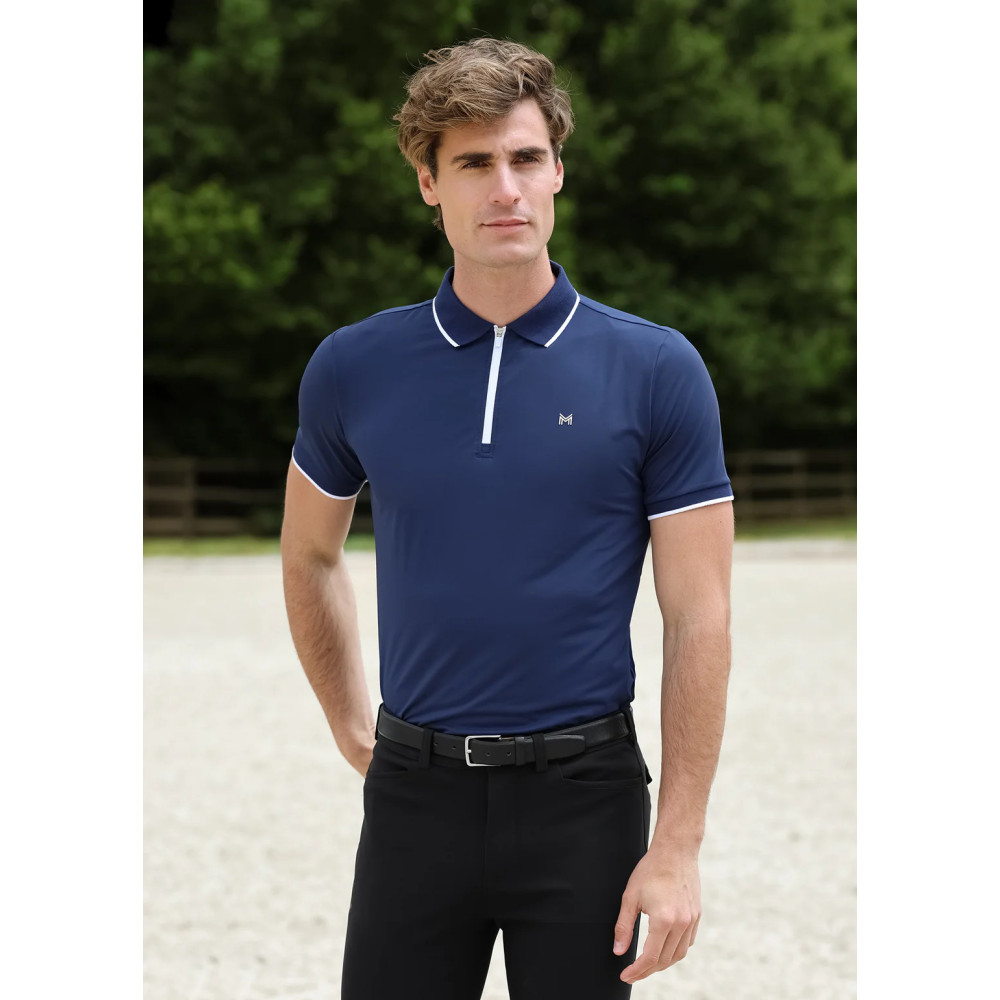 Koszulka Męska Core Polo (Navy) Maximilian Equestrian