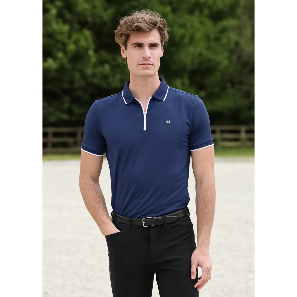 Koszulka Męska Core Polo (Navy) Maximilian Equestrian