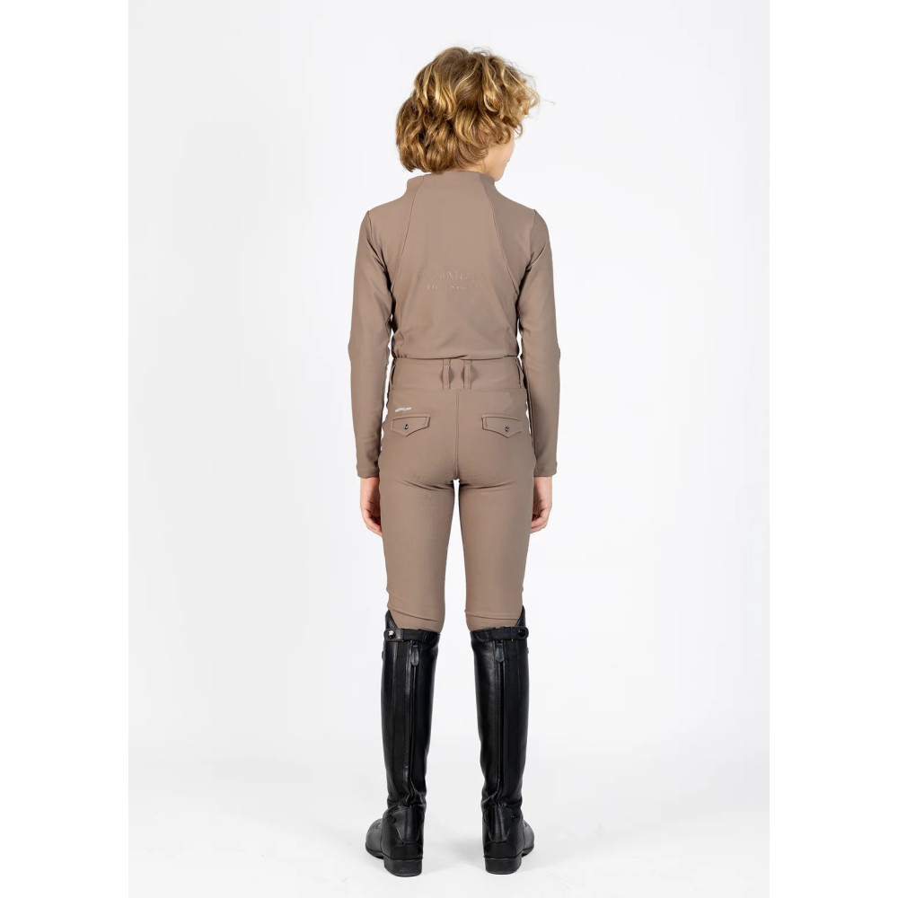 Młodzieżowa Bluzka z Długim Rękawem (Nougat) Maximilian Equestrian