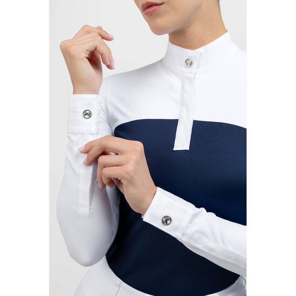 Koszula Konkursowa Era z Długim Rękawem (Navy) Maximilian Equestrian