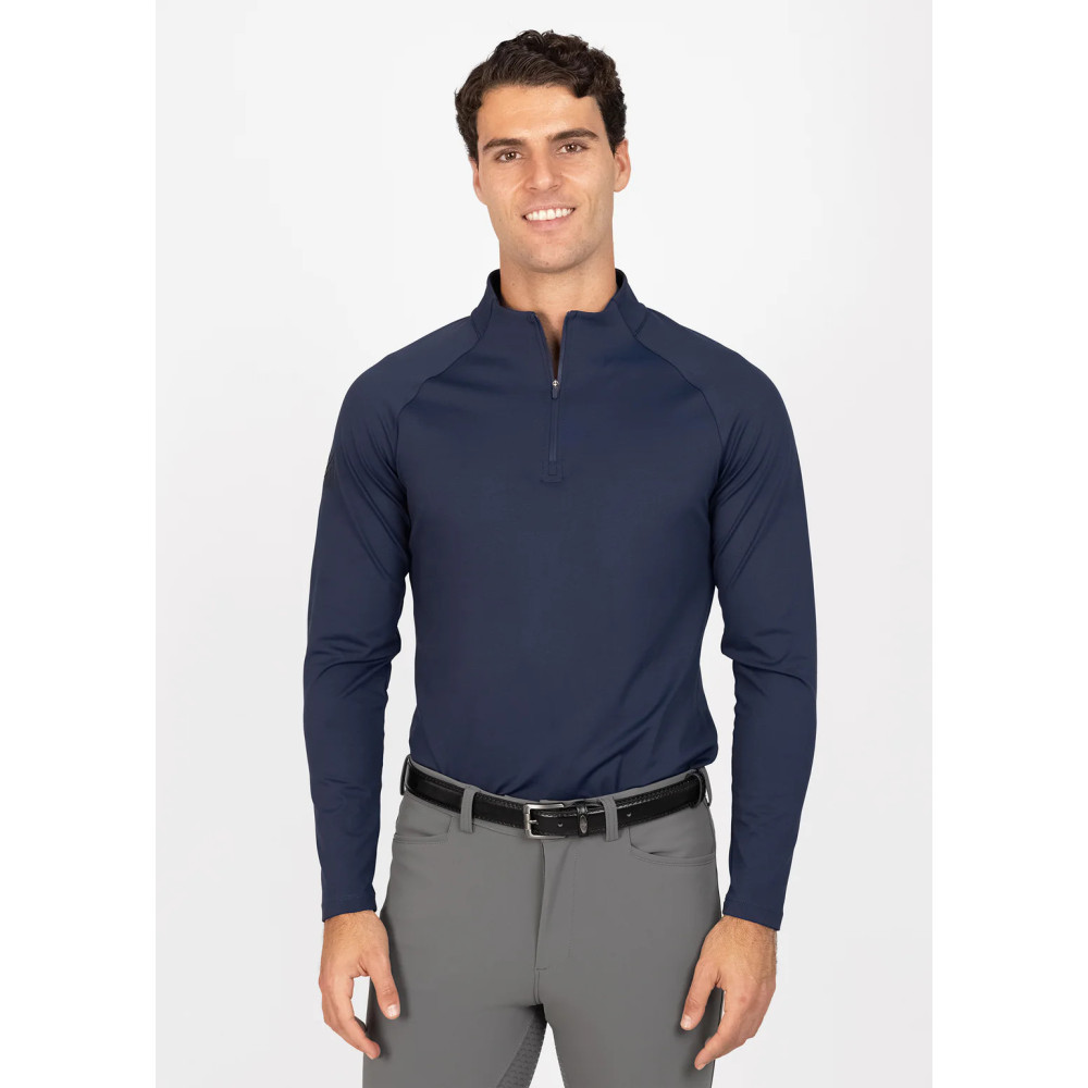 Koszulka Męska z Długim Rękawem Code (Navy) Maximilian Equestrian