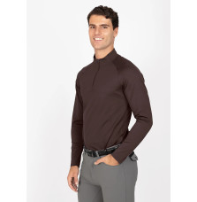 kopia Koszulka Męska z Długim Rękawem Code (Chocolate) Maximilian Equestrian