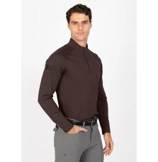 kopia Koszulka Męska z Długim Rękawem Code (Chocolate) Maximilian Equestrian