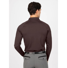 kopia Koszulka Męska z Długim Rękawem Code (Chocolate) Maximilian Equestrian