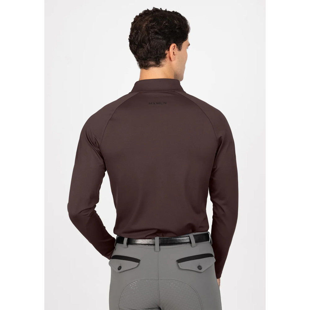kopia Koszulka Męska z Długim Rękawem Code (Chocolate) Maximilian Equestrian